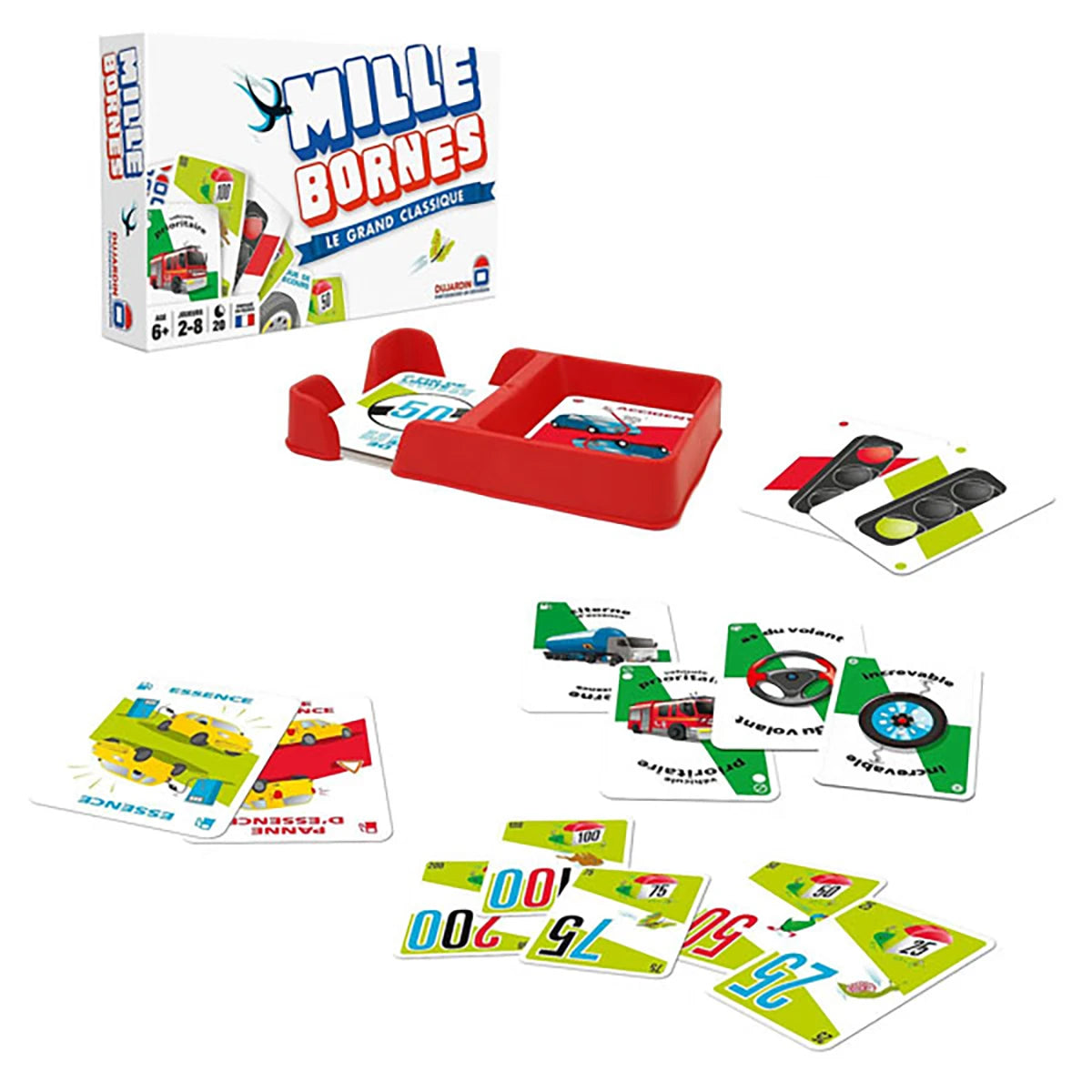 Mille Bornes Classique – Jeu de cartes stratégie et hasard
