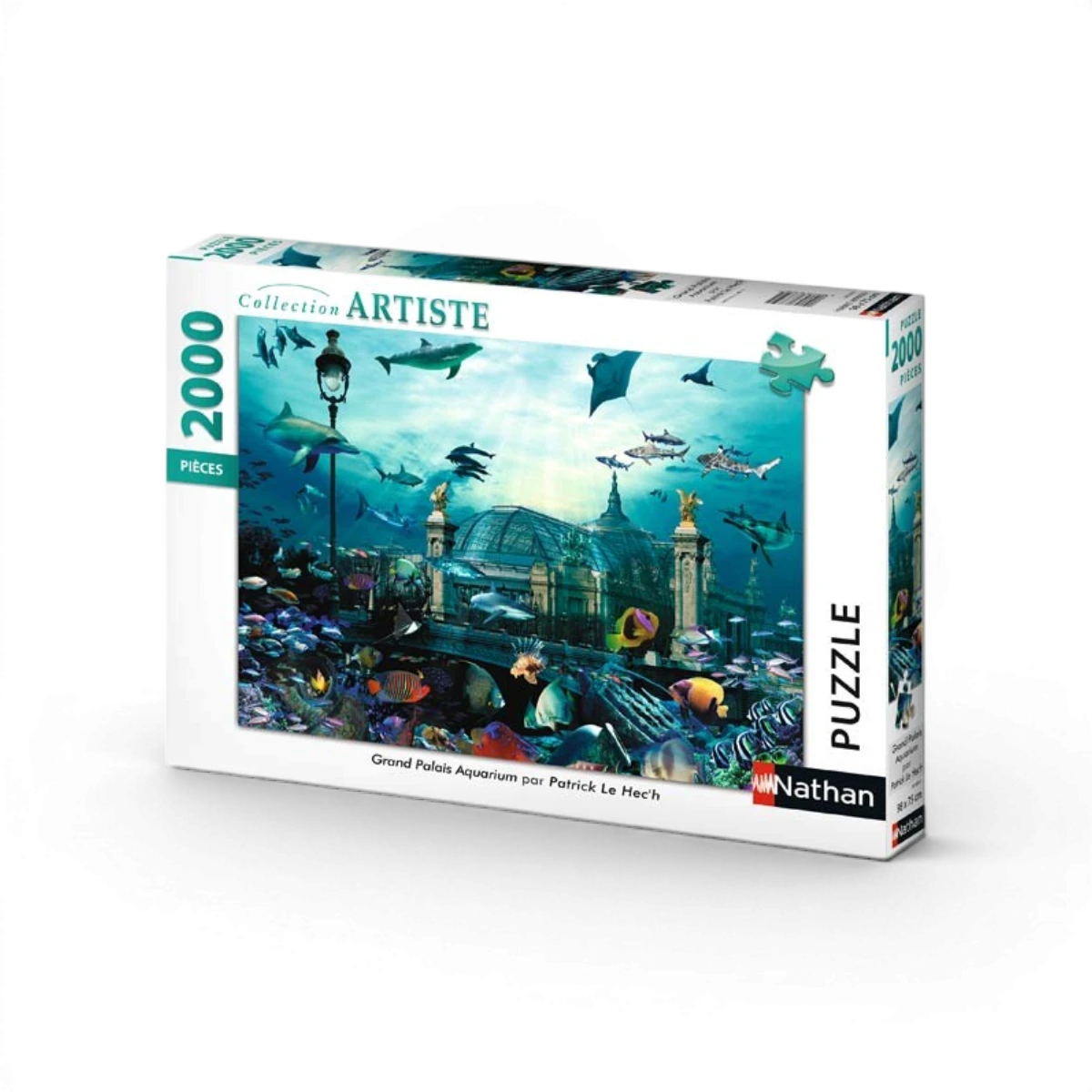 Puzzle 2000 pièces monuments & paysages – Nathan