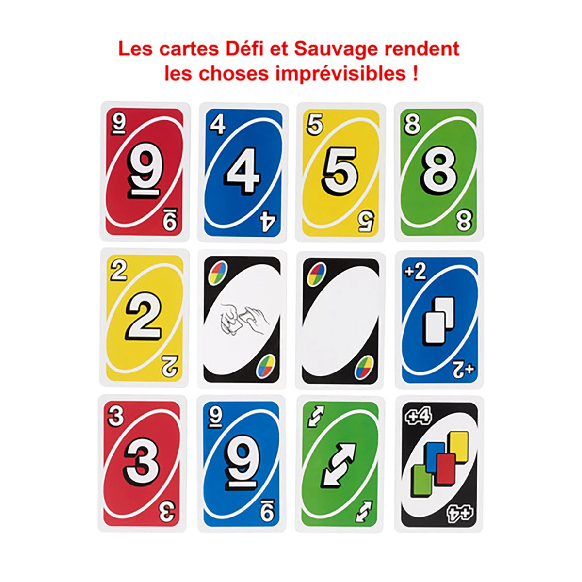 Uno Deluxe – Jeu de cartes stratégie et hasard