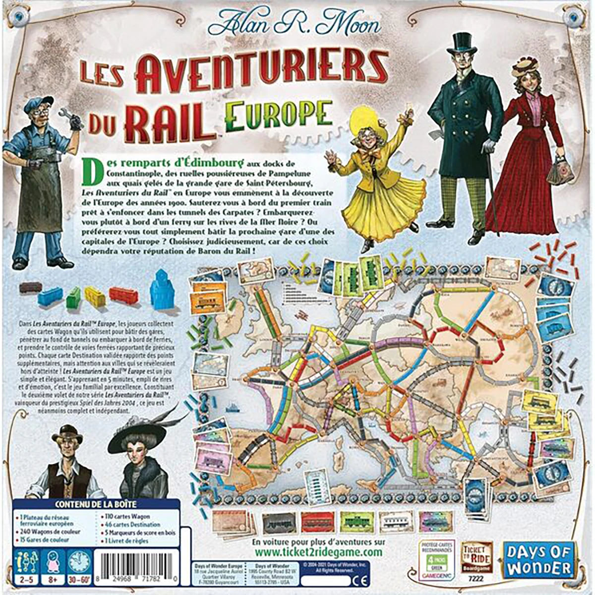 Aventuriers du Rail Europe – Jeu de stratégie et immersion