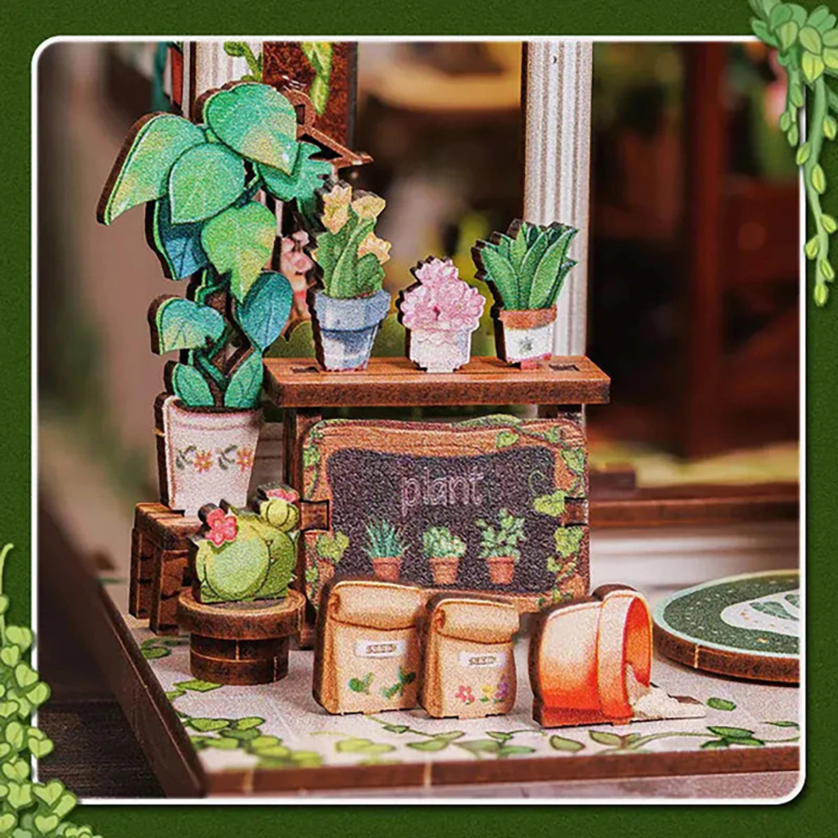 Green Life Bookshop – Book Nook – Kit DIY