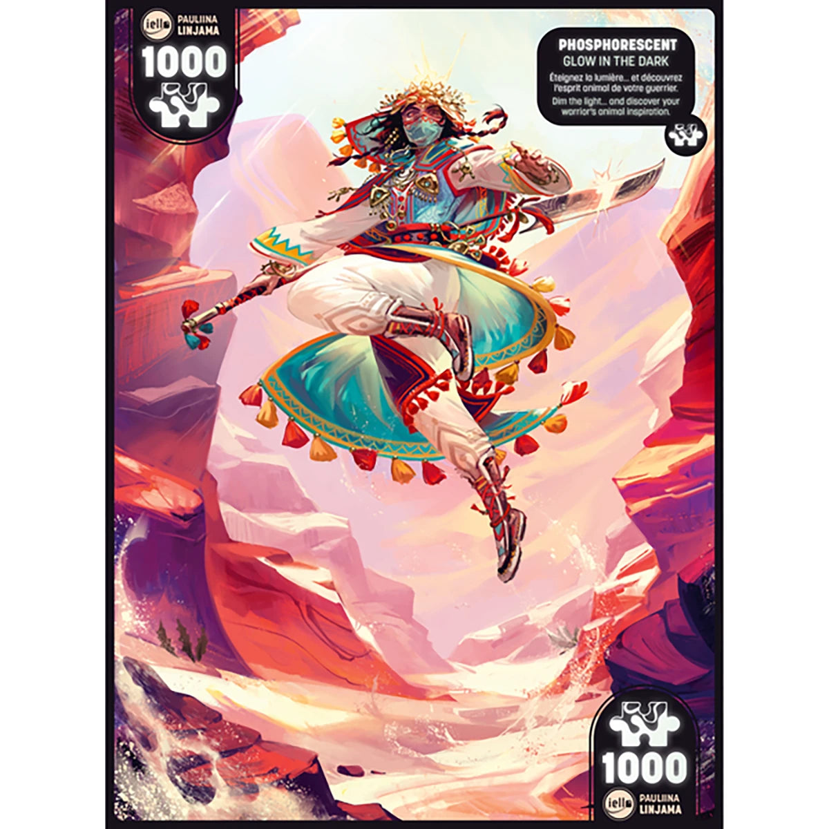 Puzzle Desert Spirit - Collection Twist phosphorescent - 1000 pièces