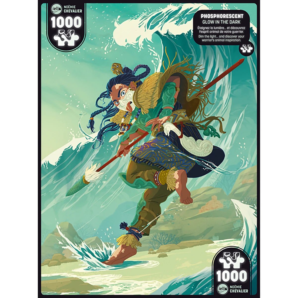 Puzzle Sea Spirit - Collection Twist phosphorescent - 1000 pièces