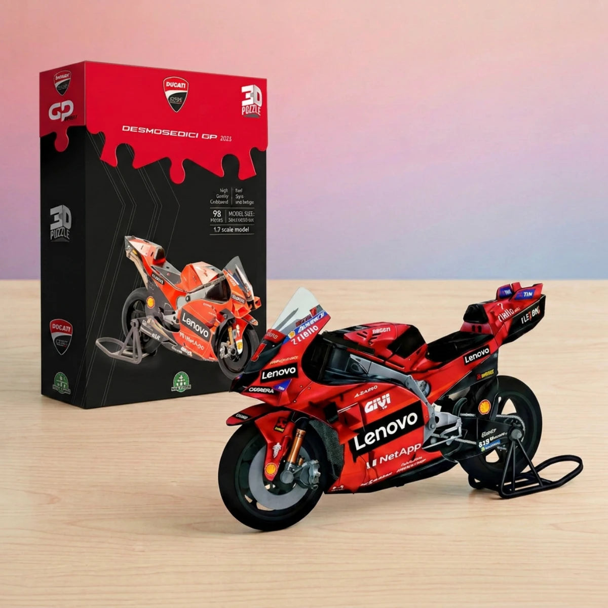 Puzzle 3D Ducati Desmosedici 120 pièces