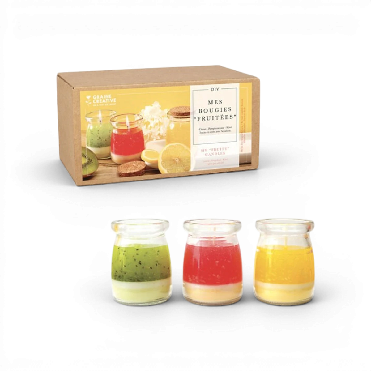Mes Bougies Fruitées – Kit DIY bougie
