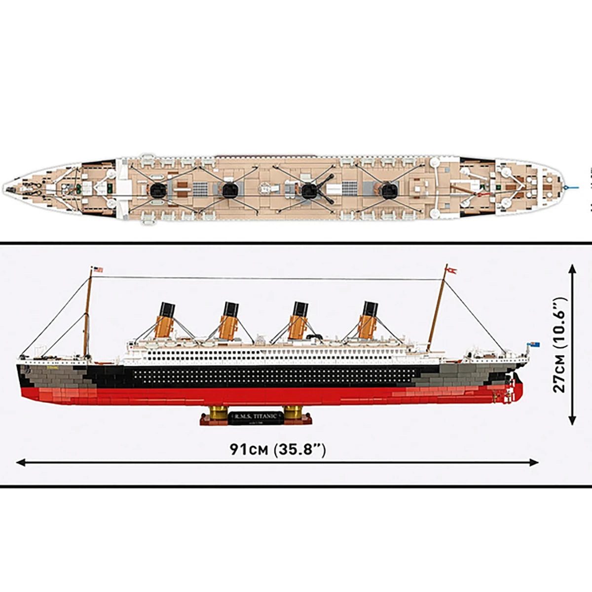 Titanic (3260 pièces) – Set de construction – Cobi