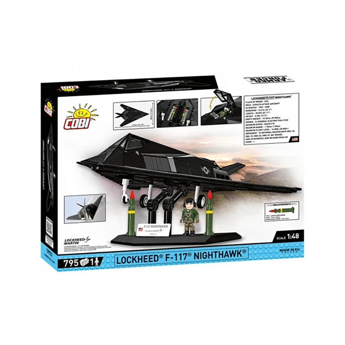 F-117 Nighthawk (795 pièces) – Set de construction – Cobi