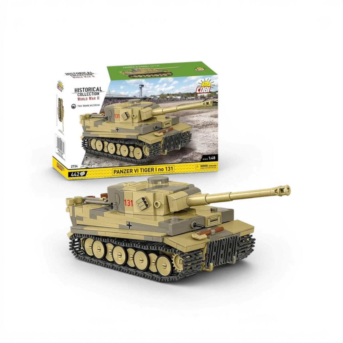 Tiger n°131 (442 pièces) – Set de construction – Cobi
