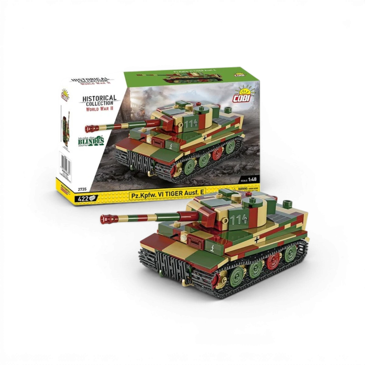 Panzer VI Tiger (428 pièces) – Set de construction – Cobi