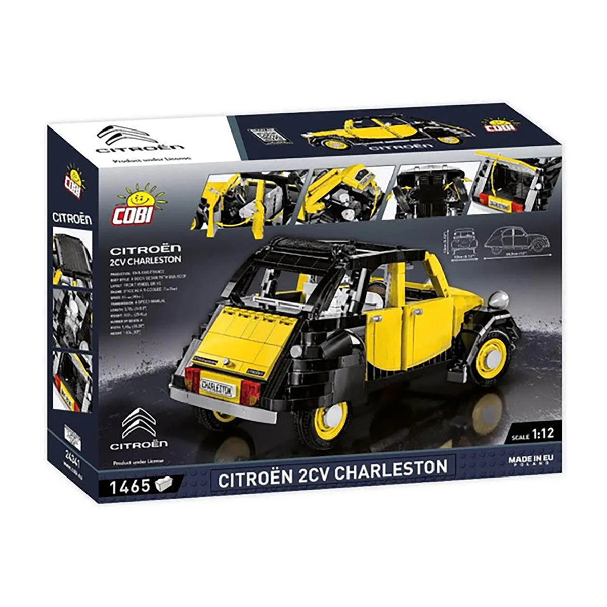 Citroën 2CV Charleston (1465 pièces) – Set de construction – Cobi