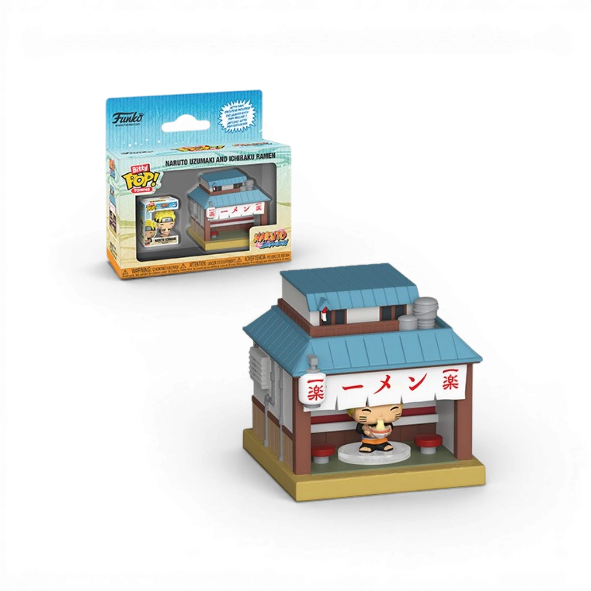 Pack Bitty Pop! Town Naruto - Naruto Uzumaki et Ichiraku Ramen