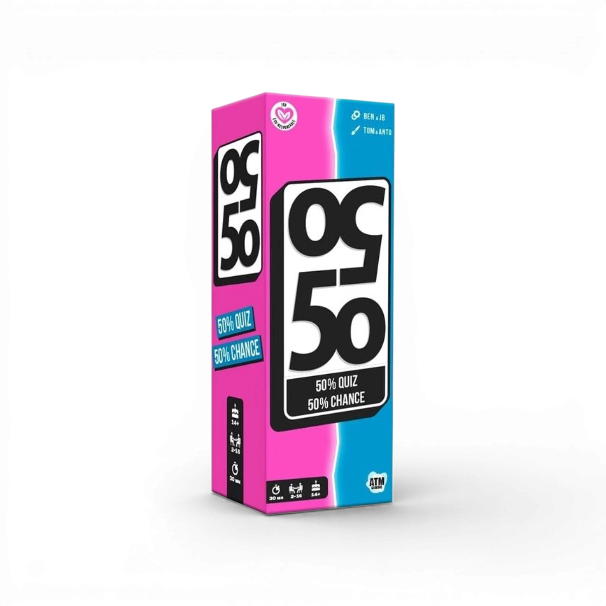 50/50 – Jeu de quiz suspense et hasard