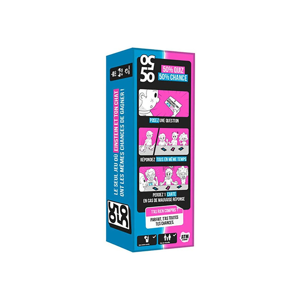 50/50 – Jeu de quiz suspense et hasard