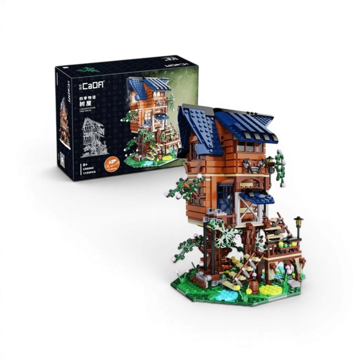 Cabane 4 Saisons dans l’Arbre (1155 pièces) – Set de construction – CaDA