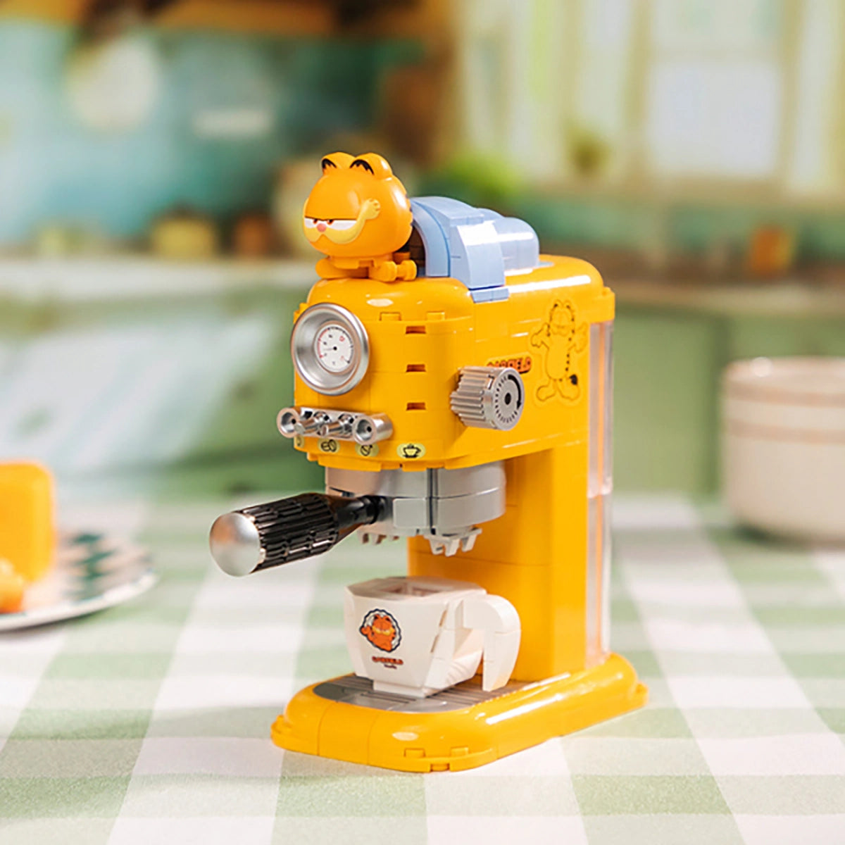 Figurine Garfield machine à café - Pantasy à construire