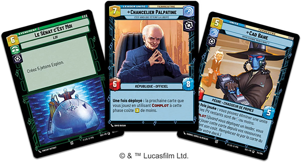 Star Wars Unlimited – Deck de démarrage Chancelier Palpatine