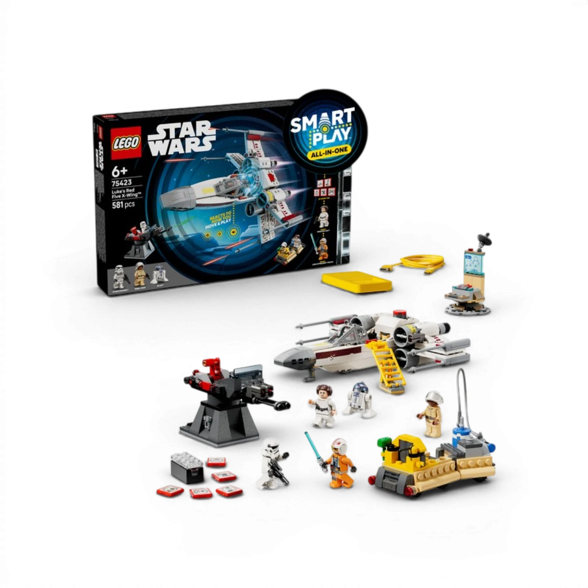 75423 - Le X-Wing™ Red Five de Luke - LEGO® Star Wars™ - SMART Play™