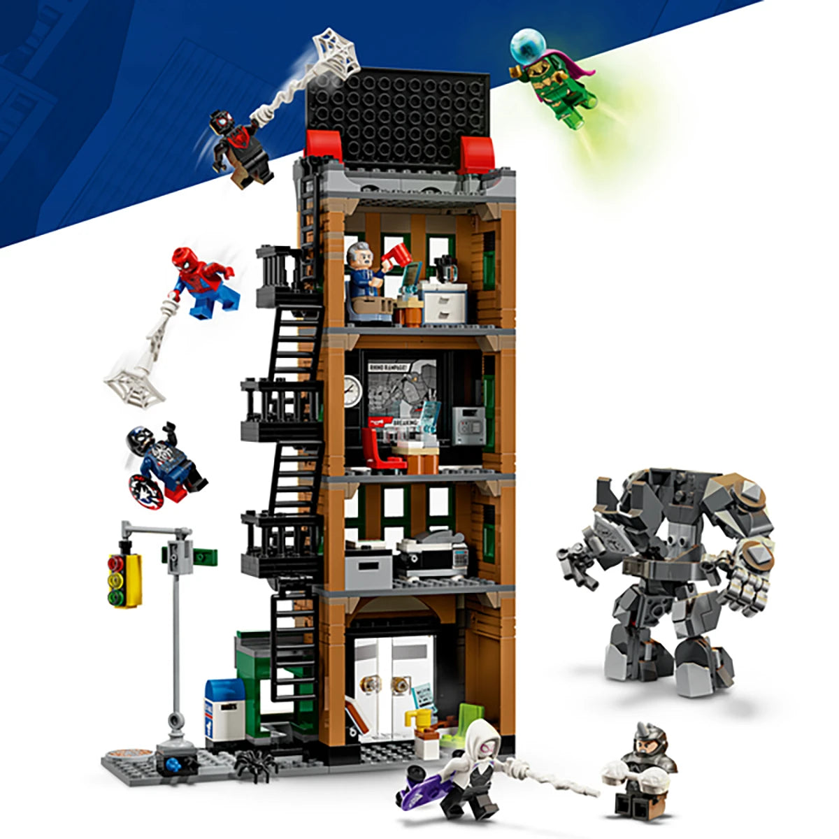 76342 - Spider-Man contre Mystério : le Daily Bugle - LEGO® Super Heroes