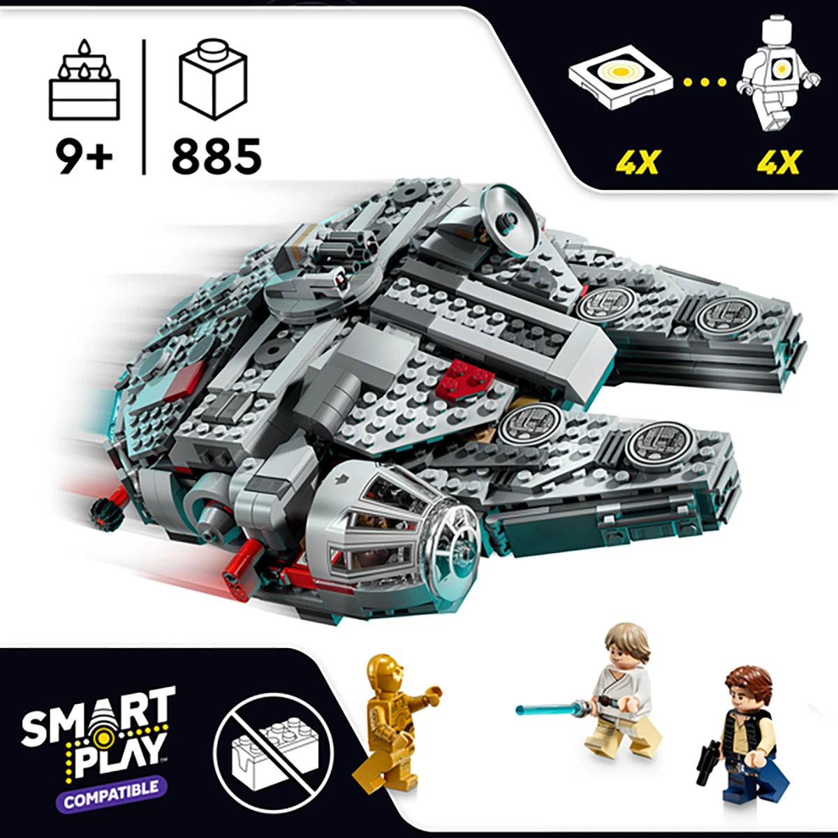 75426 - Faucon Millenium - LEGO® Star Wars™ - SMART Play™