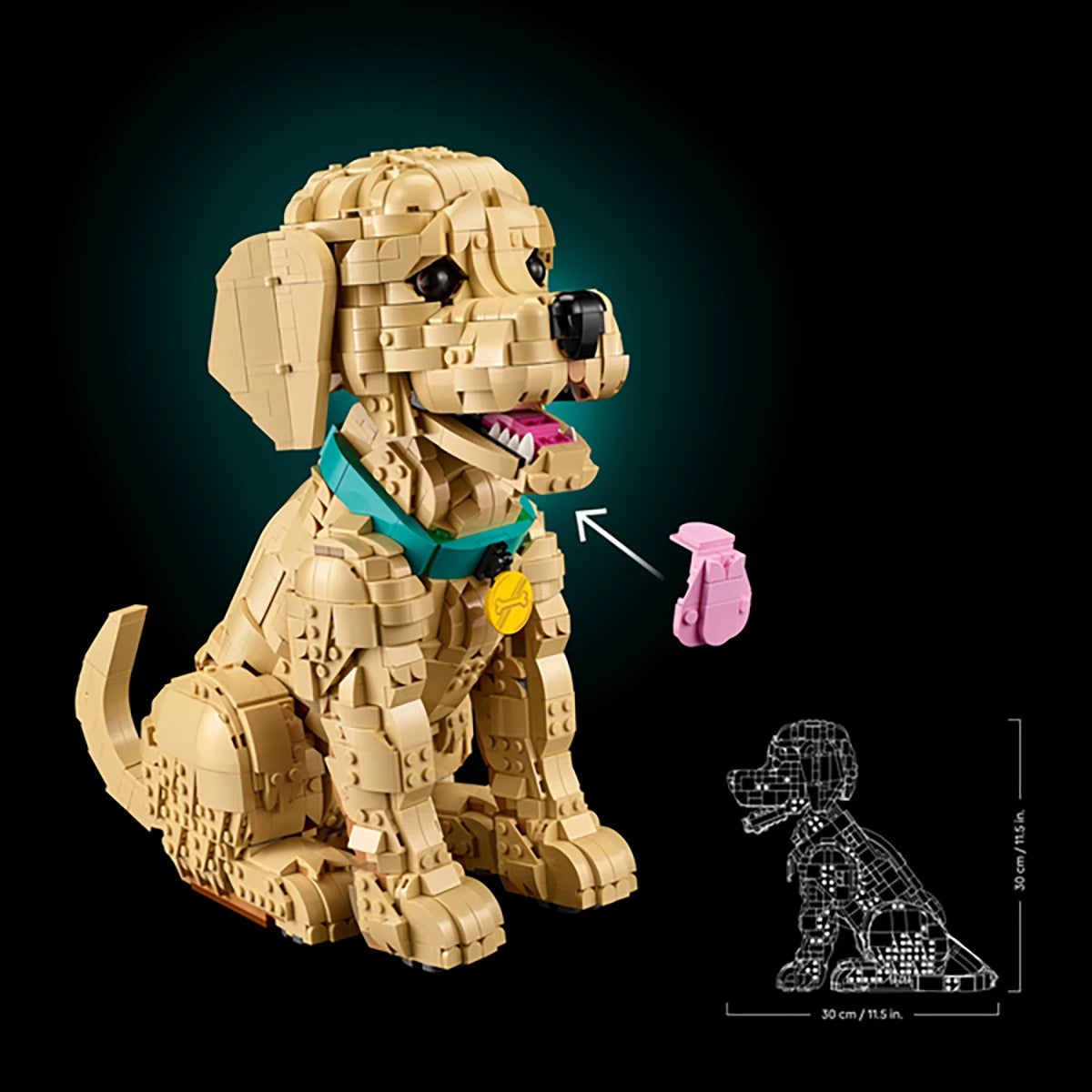 11384 - Le chiot Golden Retriever - LEGO® Icons