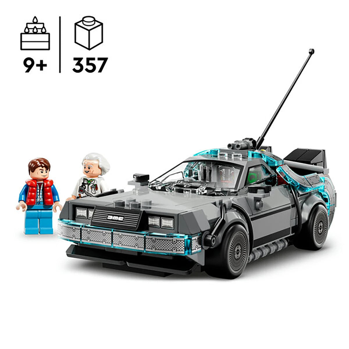 77256 - La machine à remonter le temps de Retour vers le futur - LEGO® Speed Champions
