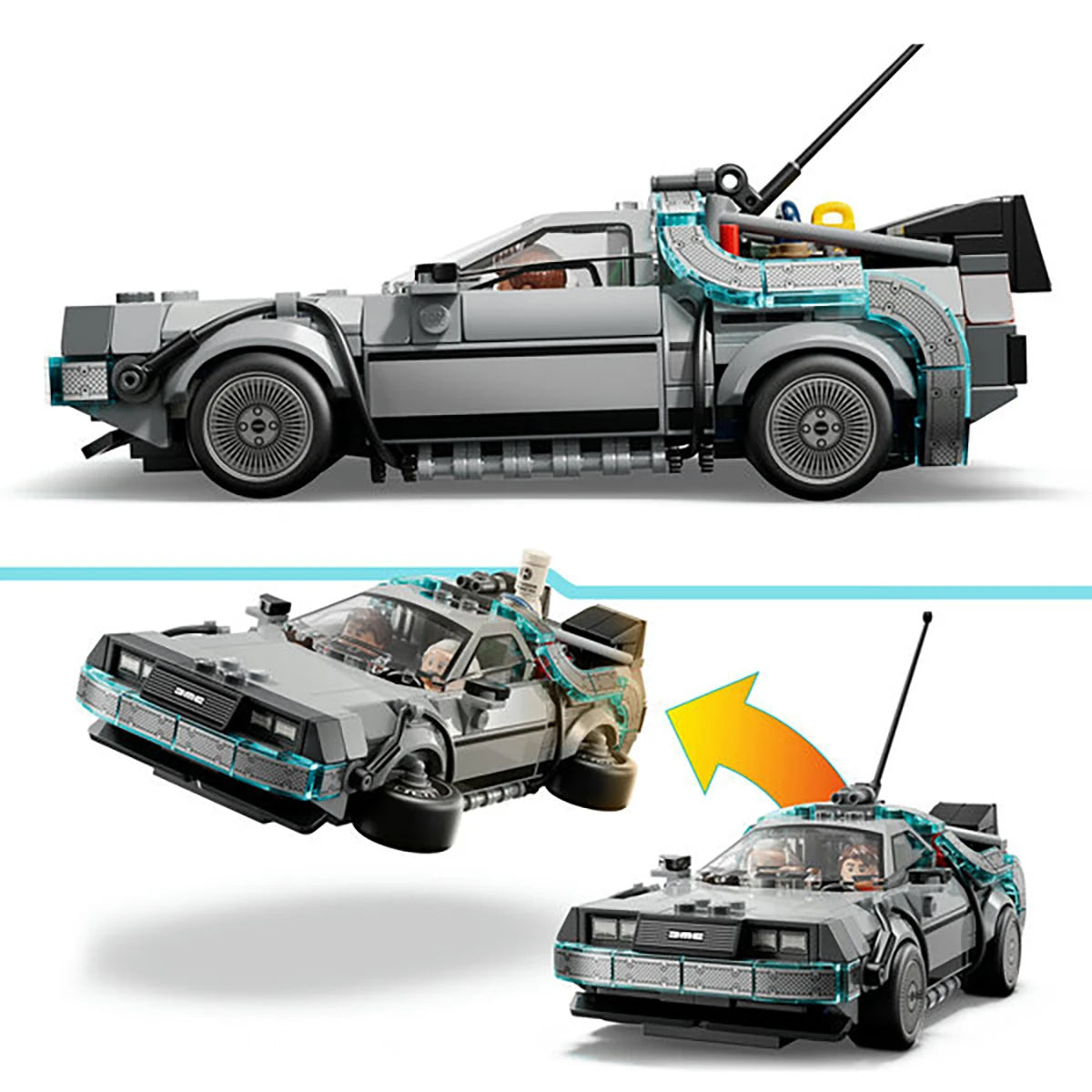 77256 - La machine à remonter le temps de Retour vers le futur - LEGO® Speed Champions