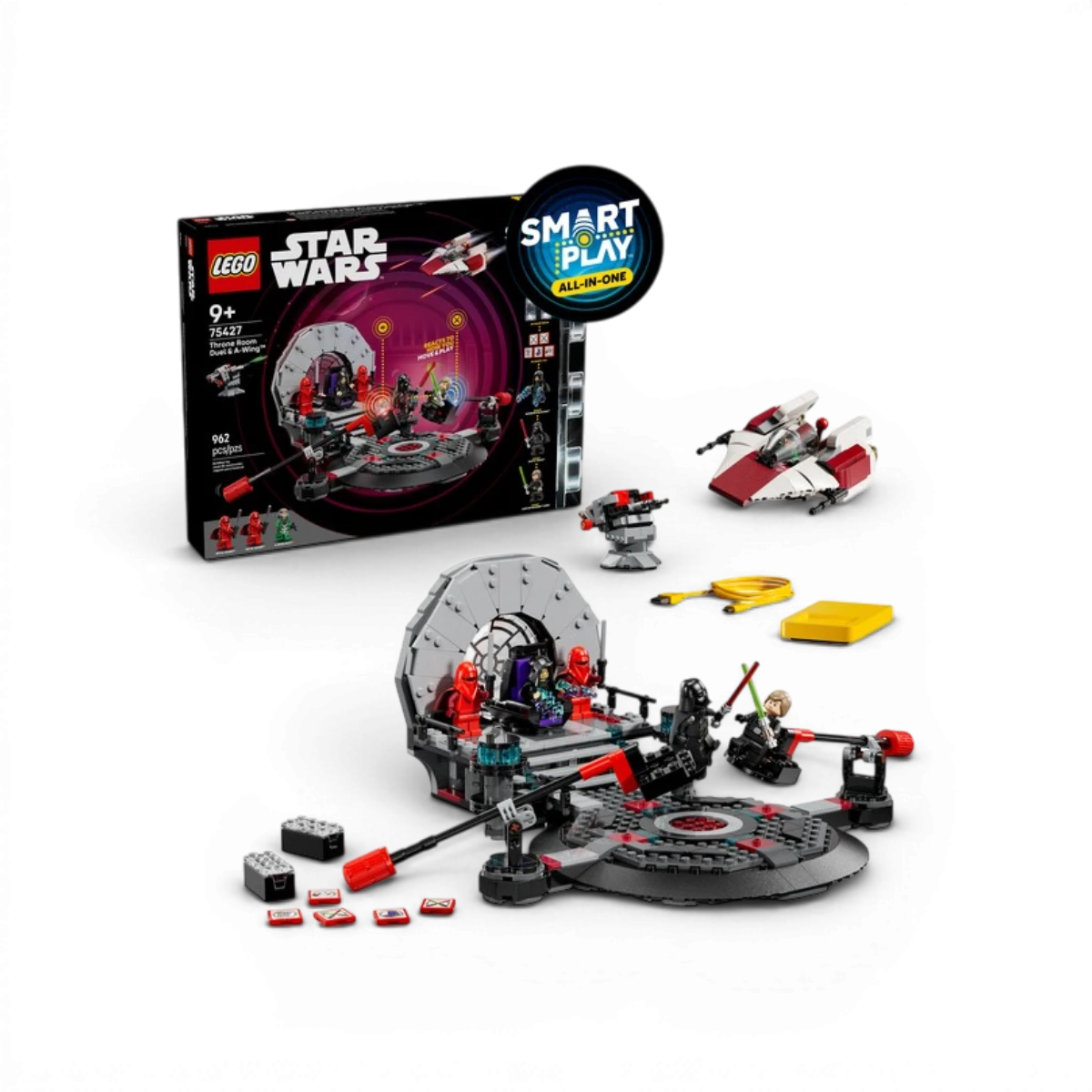 75427 - Duel dans la salle du trône et chasseur A-Wing™ - LEGO® Star Wars™ - SMART Play™