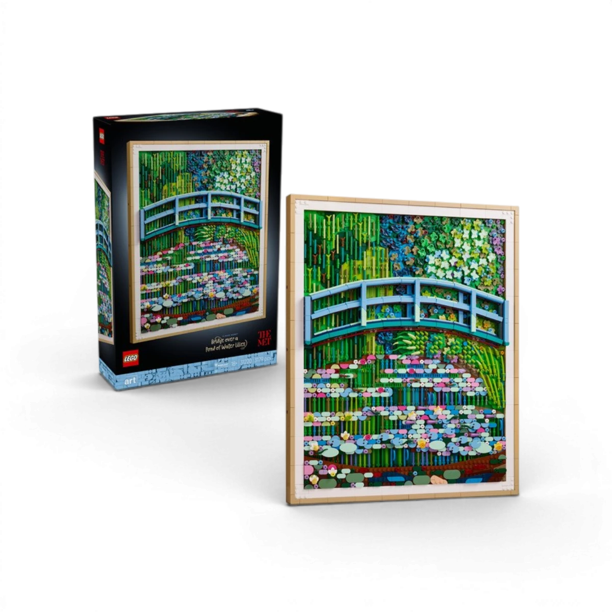 31220 - Claude Monet : le bassin aux nymphéas, harmonie verte - LEGO® ART