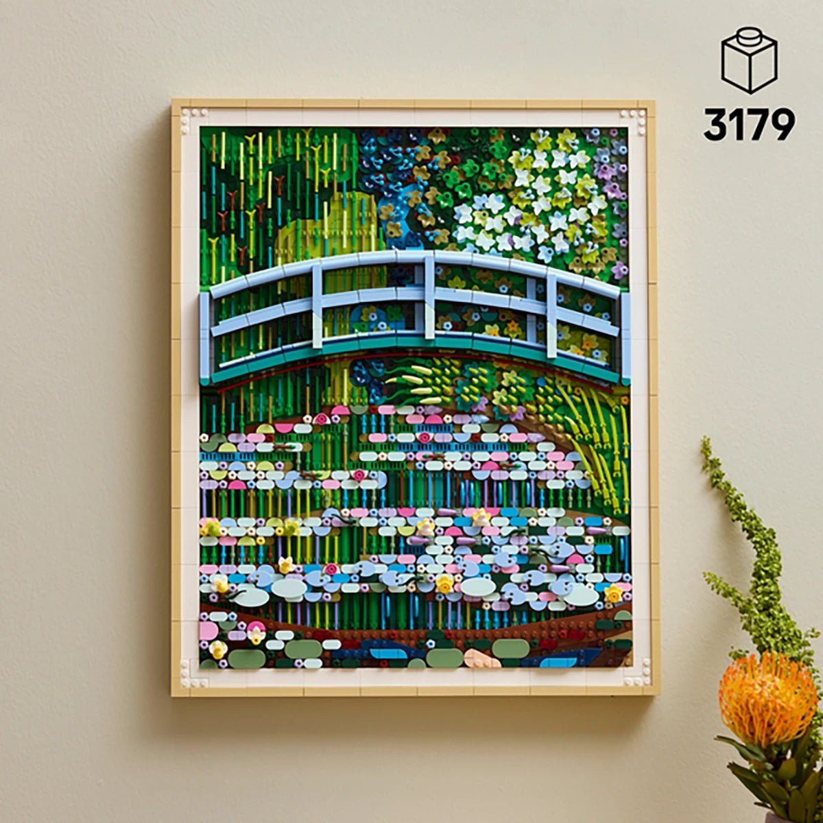 31220 - Claude Monet : le bassin aux nymphéas, harmonie verte - LEGO® ART