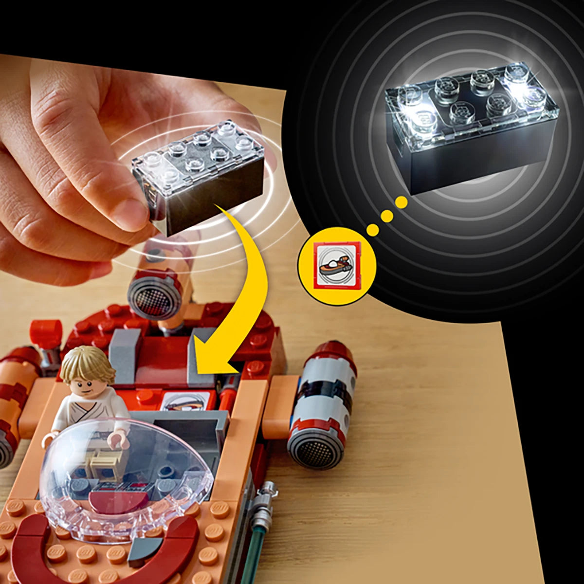 75420 - Le Landspeeder™ de Luke - LEGO® Star Wars™ - SMART Play™