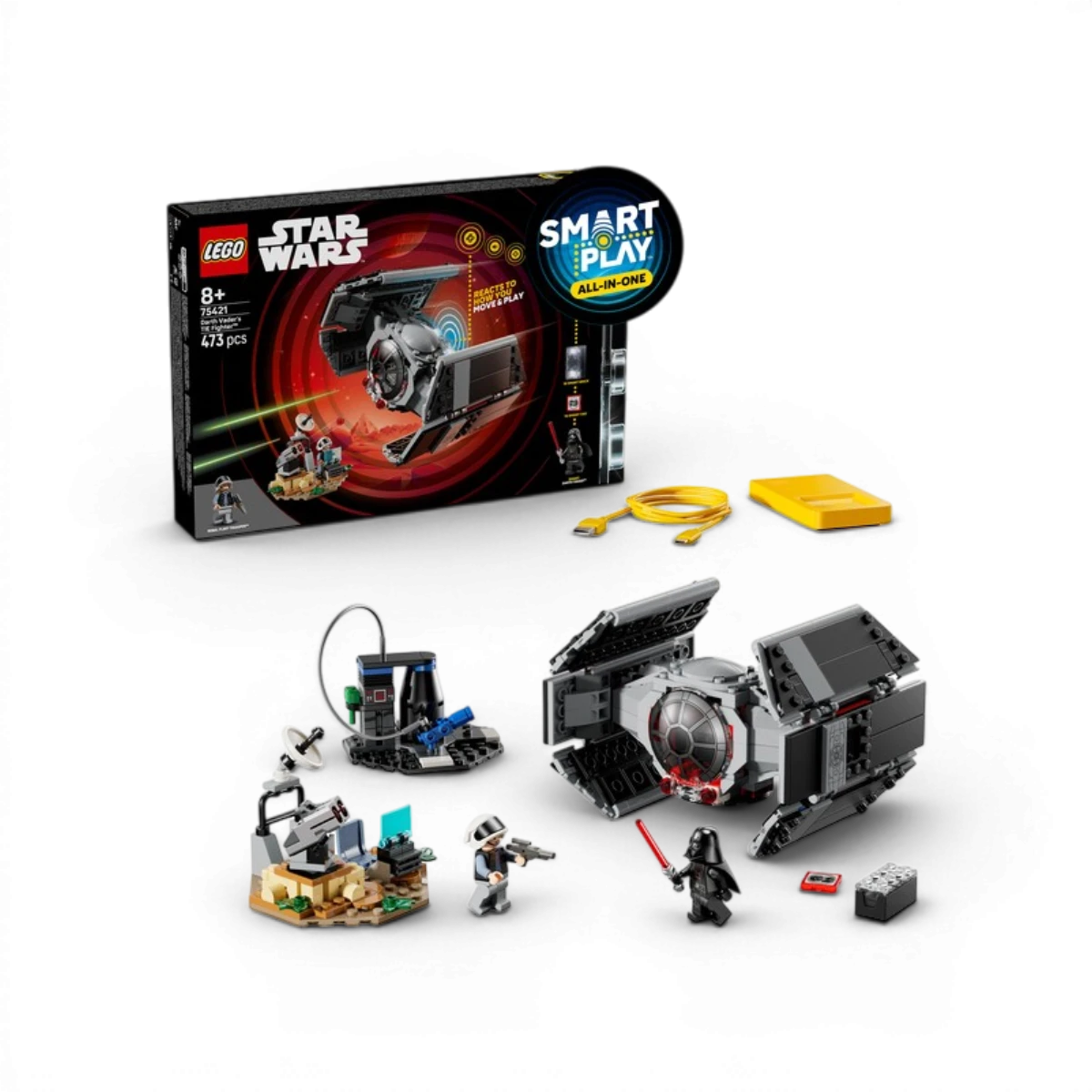 75421 - Le TIE Fighter™ de Dark Vador - LEGO® Star Wars™ - SMART Play™