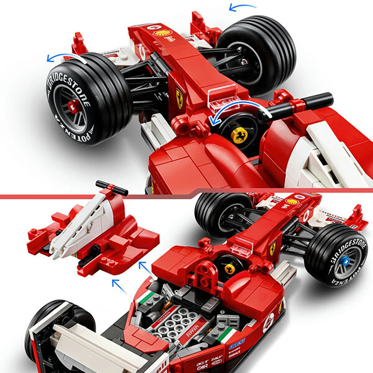 11375 - Ferrari F2004 et Michael Schumacher - LEGO® Icons