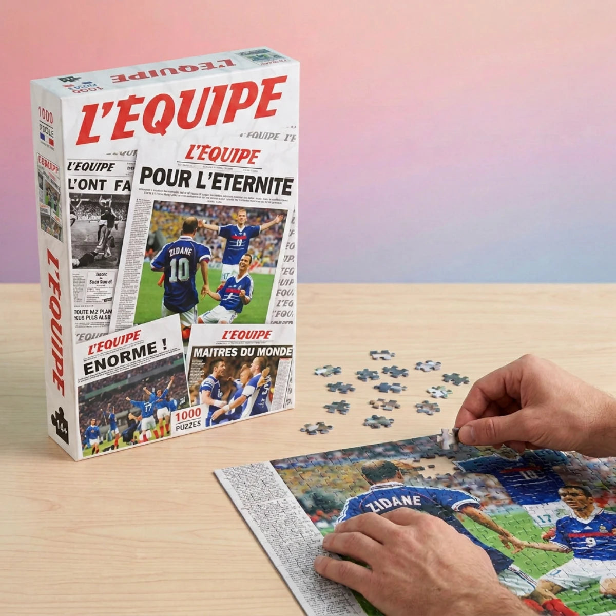 Puzzle L’Équipe Exploits Football 1000 pièces