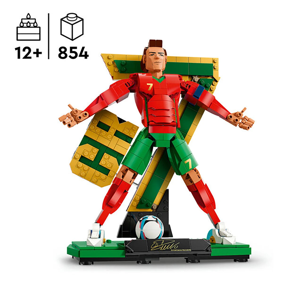 43016 - Cristiano Ronaldo – Légende du foot - LEGO® Editions Football