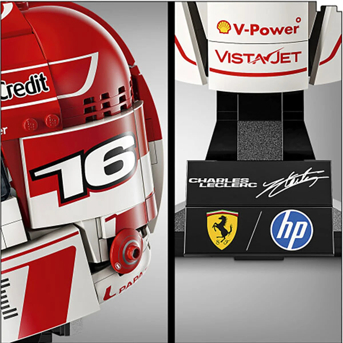 43014 - Scuderia Ferrari HP Casque de Charles Leclerc - LEGO® Editions Formula 1