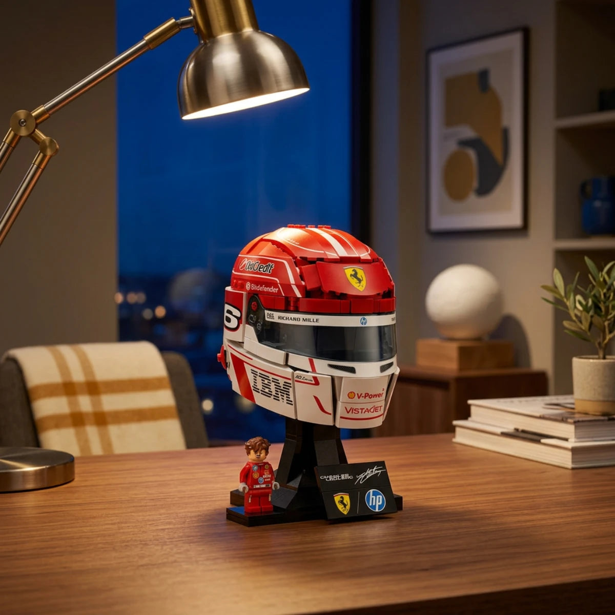 43014 - Scuderia Ferrari HP Casque de Charles Leclerc - LEGO® Editions Formula 1