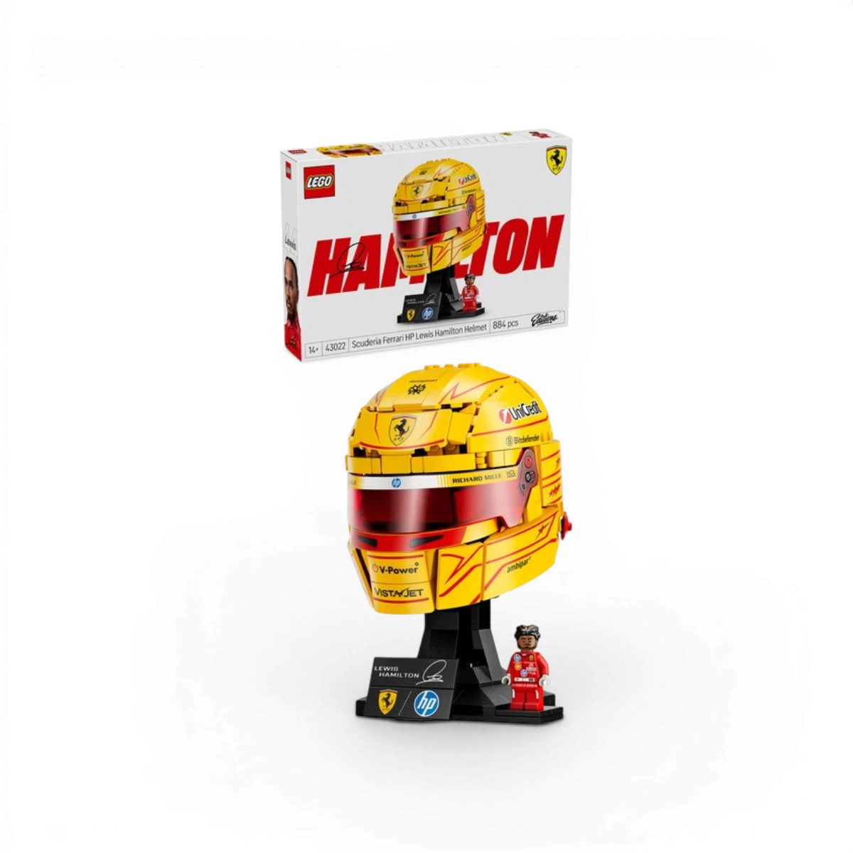 43022 - Scuderia Ferrari HP Casque de Lewis Hamilton - LEGO® Editions Formula 1