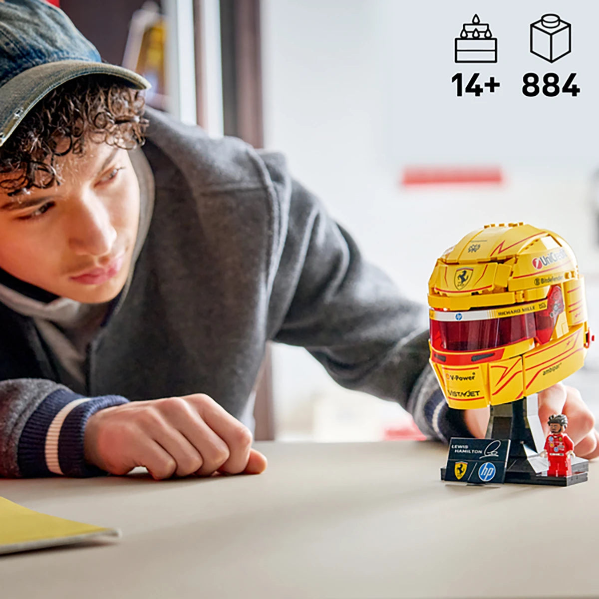 43022 - Scuderia Ferrari HP Casque de Lewis Hamilton - LEGO® Editions Formula 1