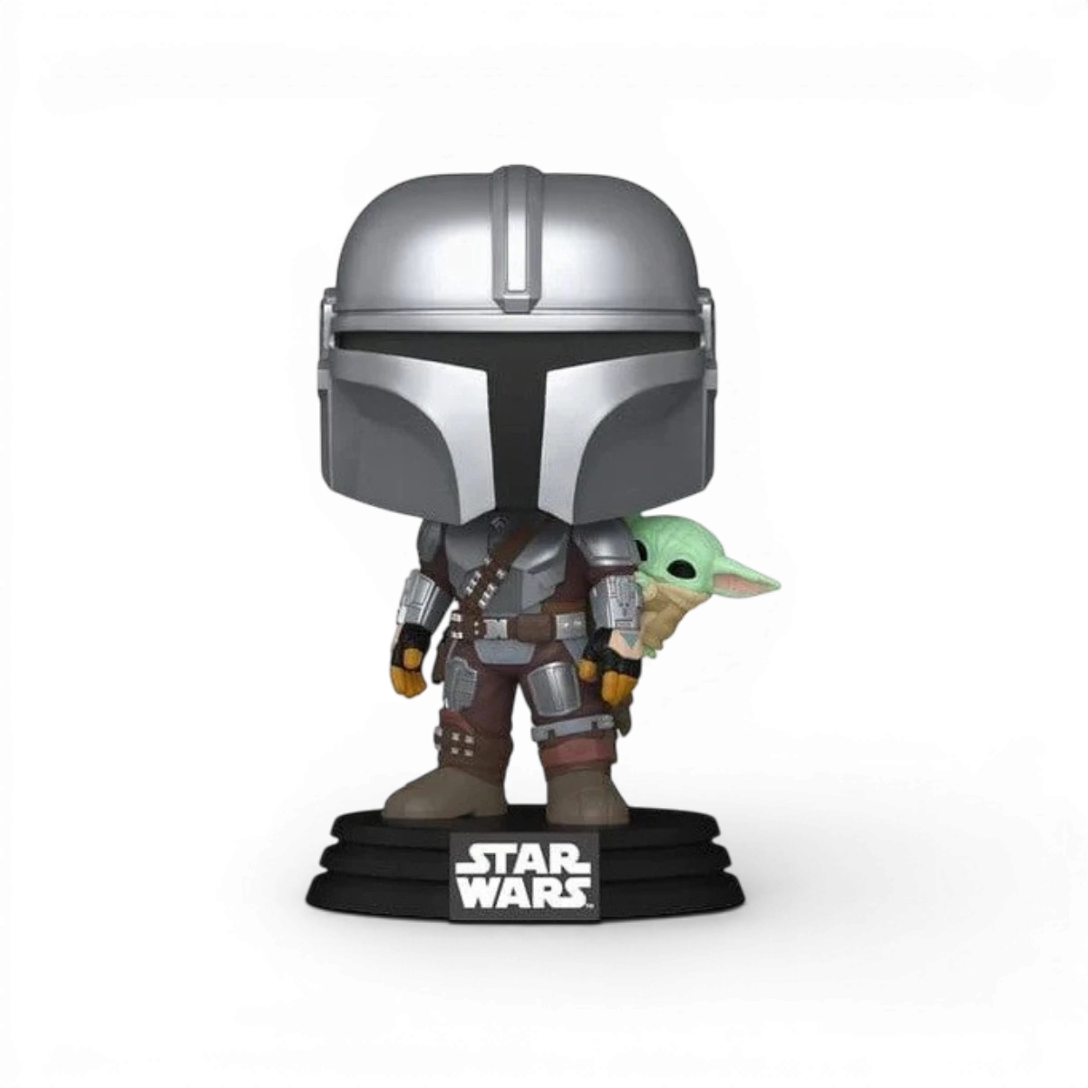 Figurine The Mandalorian avec Grogu - Star Wars - Funko Pop! n°818