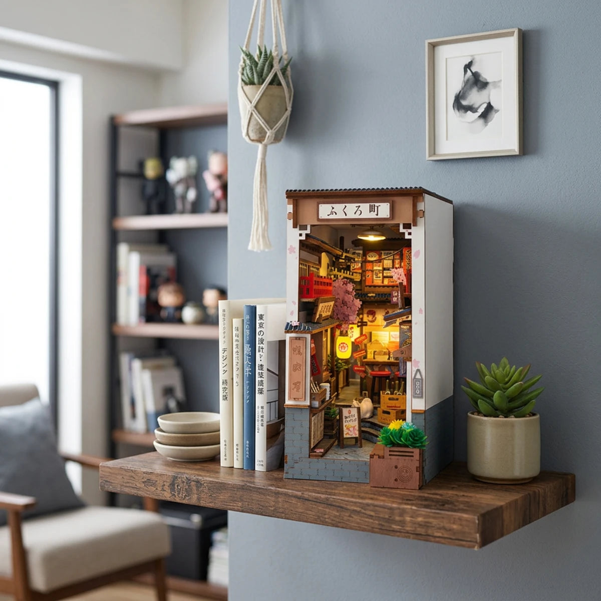 Sakura Wine Alley (249 pièces) – Maquette serre-livres