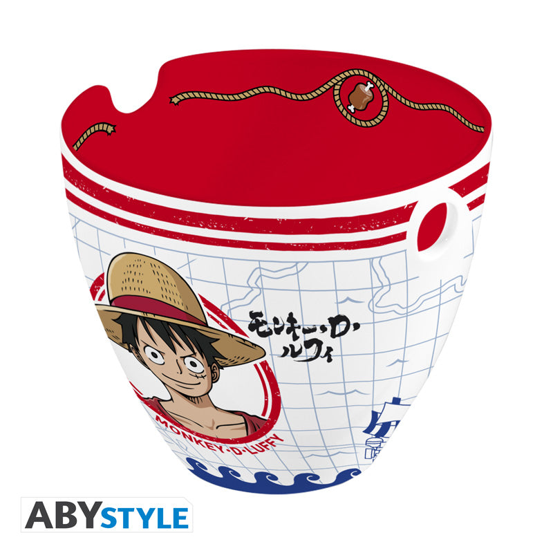 Bol à ramen avec baguettes Luffy – One Piece