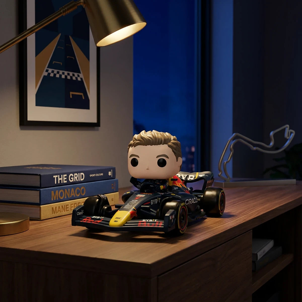 Figurine Max Verstappen et RB20 - Racing - Funko Pop! Ride Super Deluxe