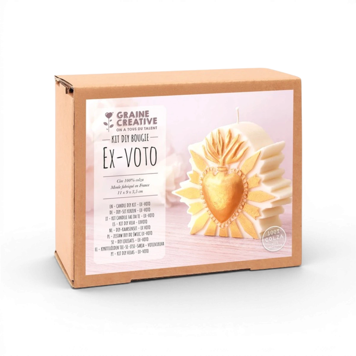 Bougie Ex-Voto – Kit créatif DIY