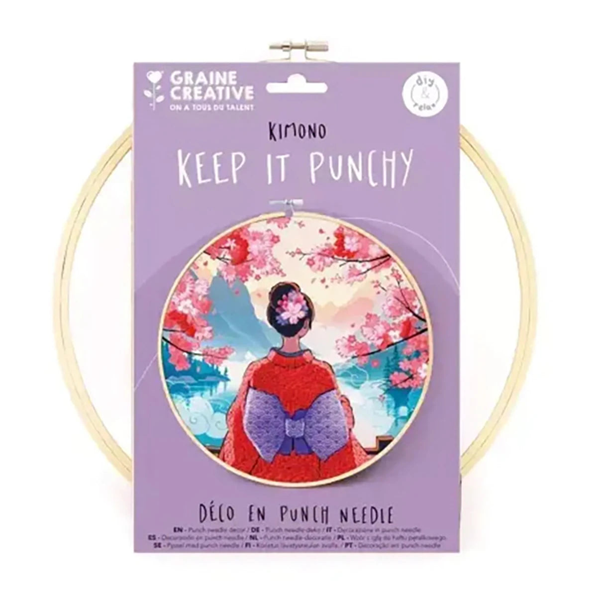 Keep It Punchy Kimono 25cm – Kit DIY punch needle