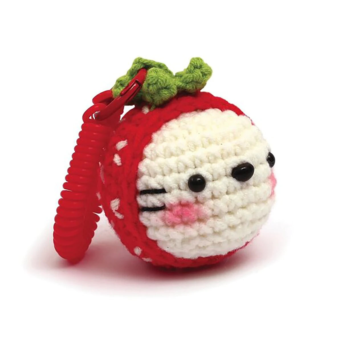 Fraise – Easygurumi – Kit porte-clé DIY