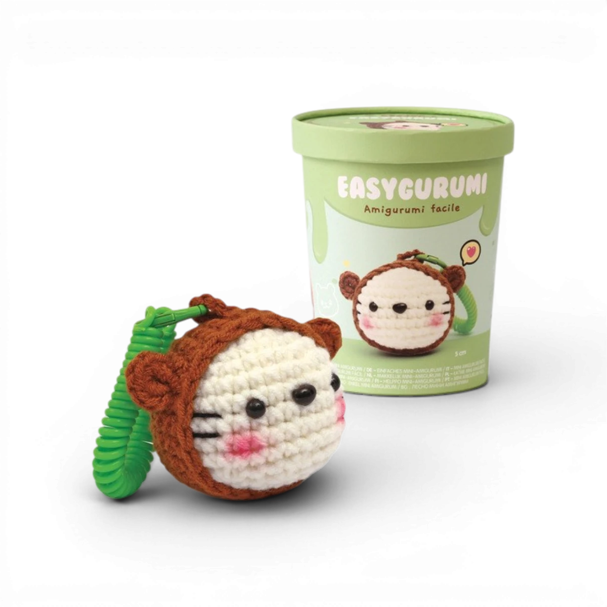 Ourson – Easygurumi – Kit porte-clé DIY