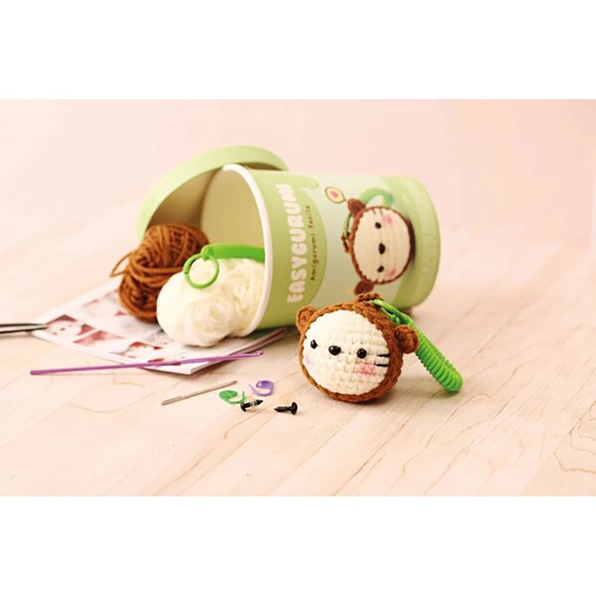 Ourson – Easygurumi – Kit porte-clé DIY