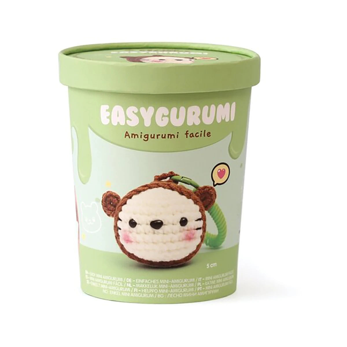 Ourson – Easygurumi – Kit porte-clé DIY