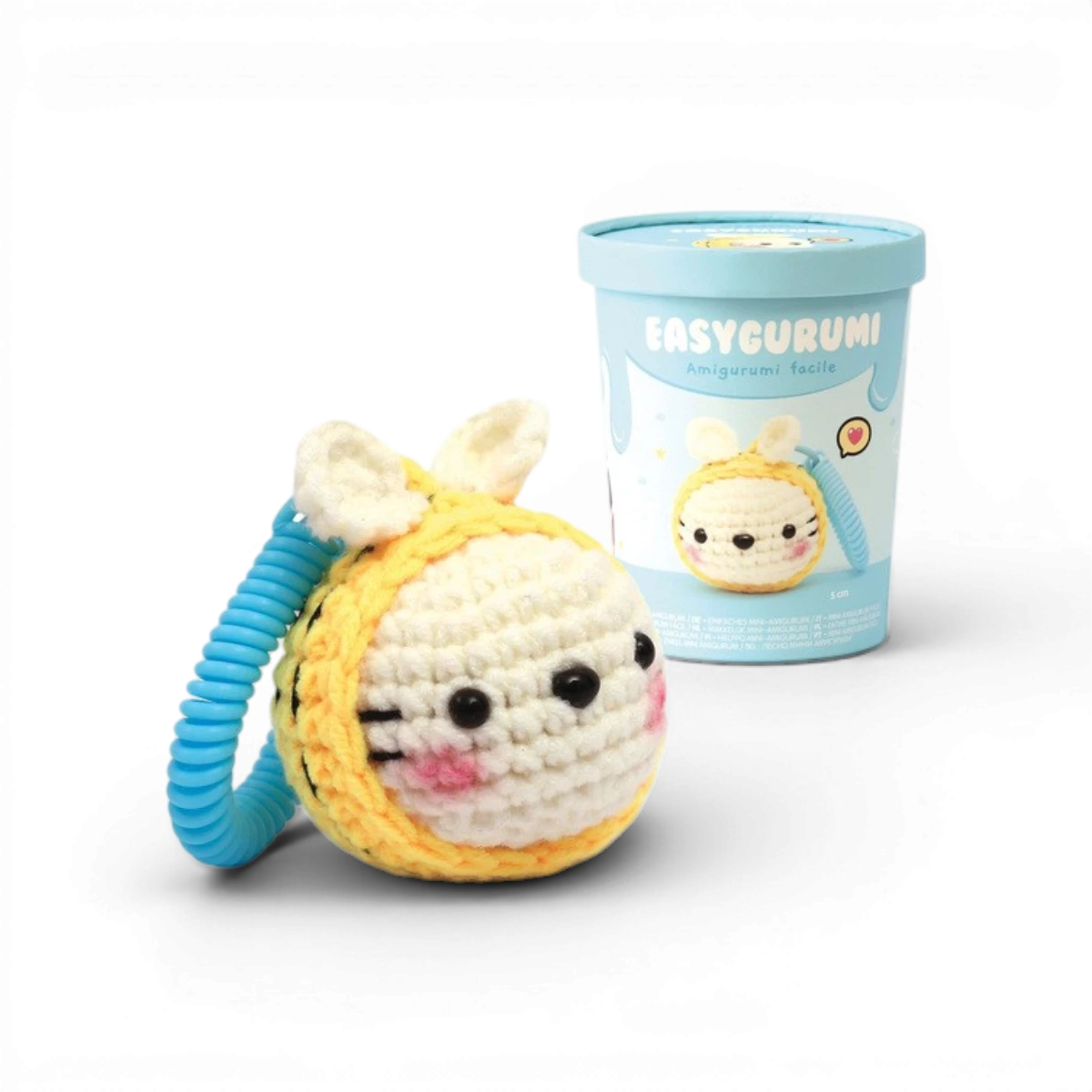 Abeille – Easygurumi – Kit porte-clé DIY