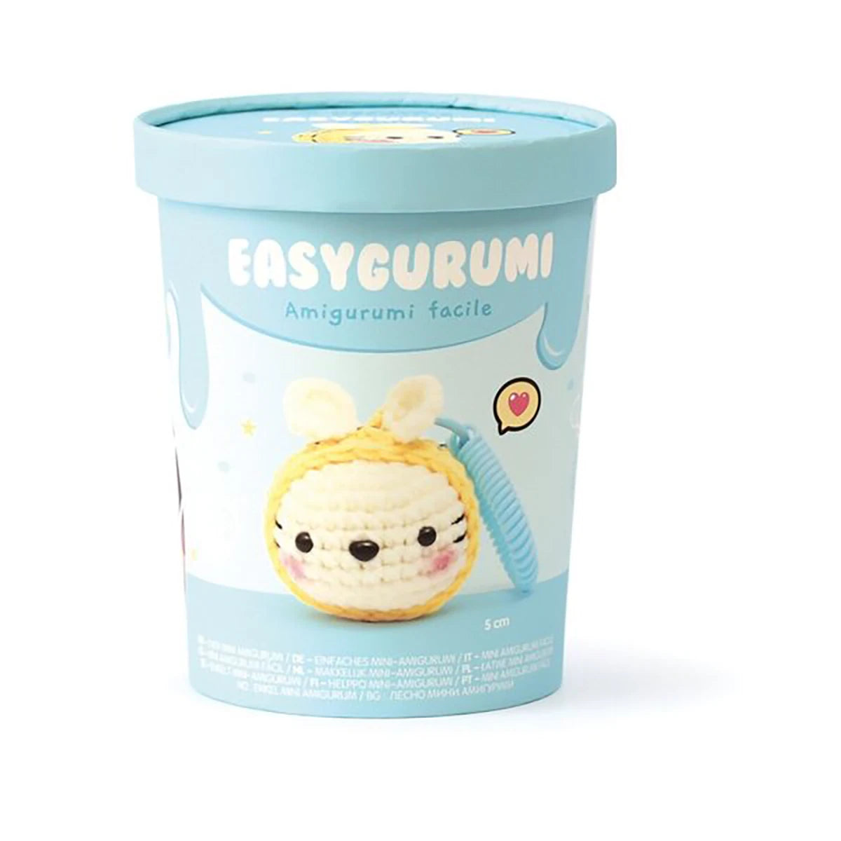 Abeille – Easygurumi – Kit porte-clé DIY